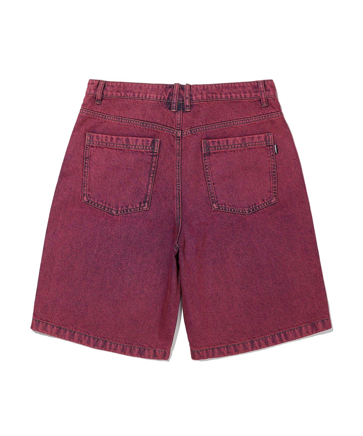 브라운브레스(BROWNBREATH) COLOR DENIM SHORTS - MAGENTA