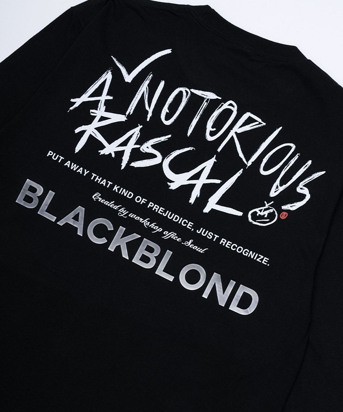 블랙블론드(BLACKBLOND) 비비디 레스컬 긴팔티 (블랙)