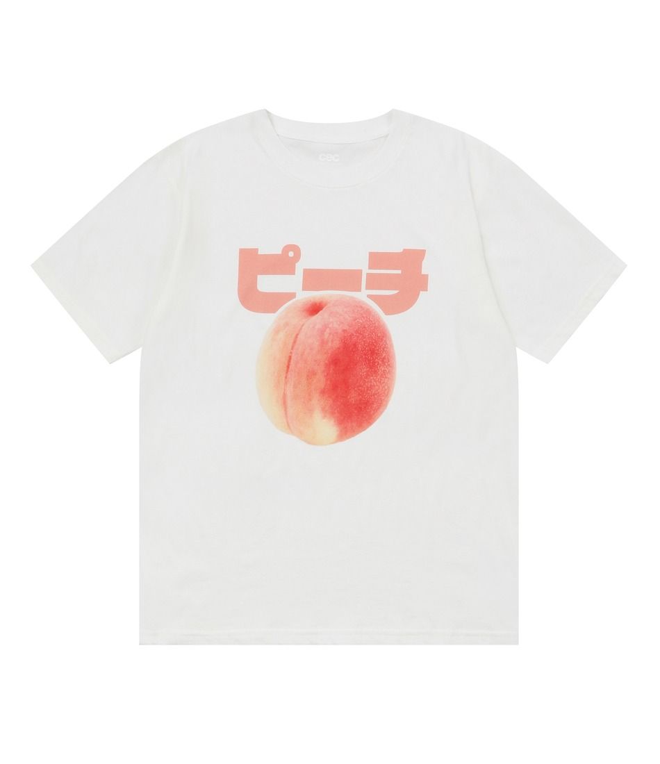 【CHANCECHANCE】24SS PEACH T-SHIRT MUSINSA | CHANCECHANCE PEACH T-SHIRT
