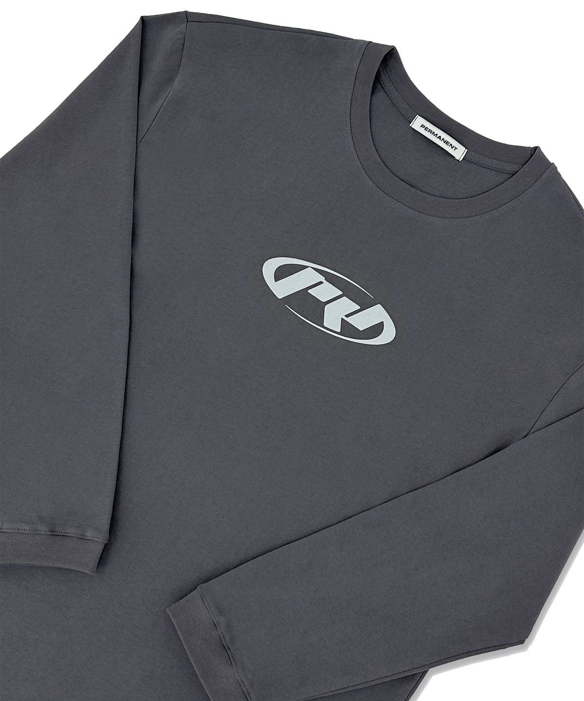 퍼머넌트 아카이브(permanentarchive) SYMBOLIC LOGO LONG-SLEEVES (CHARCOAL)