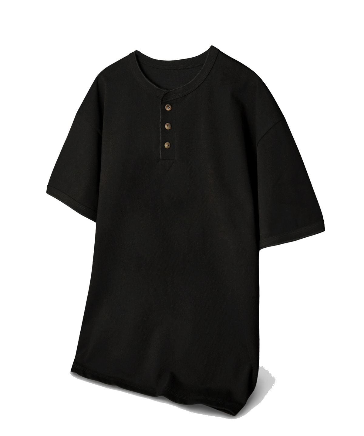 유앤엘씨(UNLC) Cotton Henley Neck Half Sleeve 5color