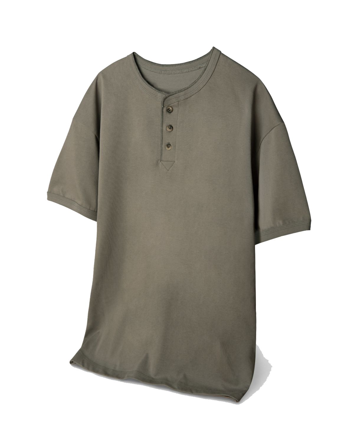 유앤엘씨(UNLC) Cotton Henley Neck Half Sleeve 5color