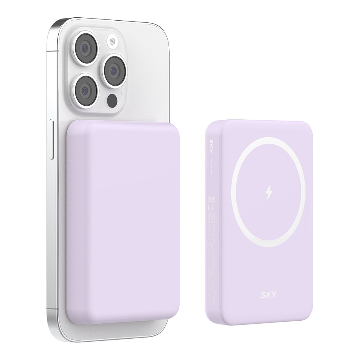 스카이(SKY) 맥세이프 보조배터리 5000mAh+링 스티커 M05