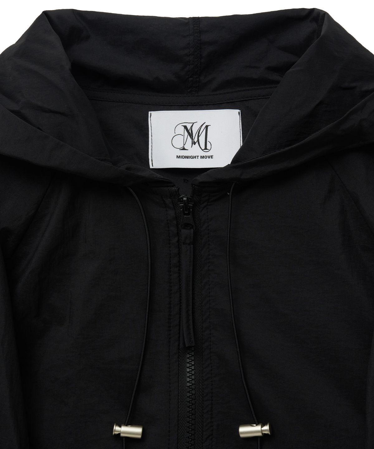 미드나잇 무브(MIDNIGHT MOVE) pocket hood zip up (black)