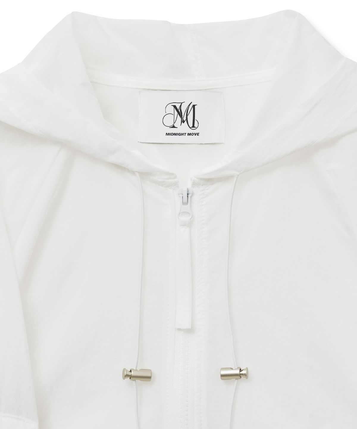 미드나잇 무브(MIDNIGHT MOVE) pocket hood zip up (white)