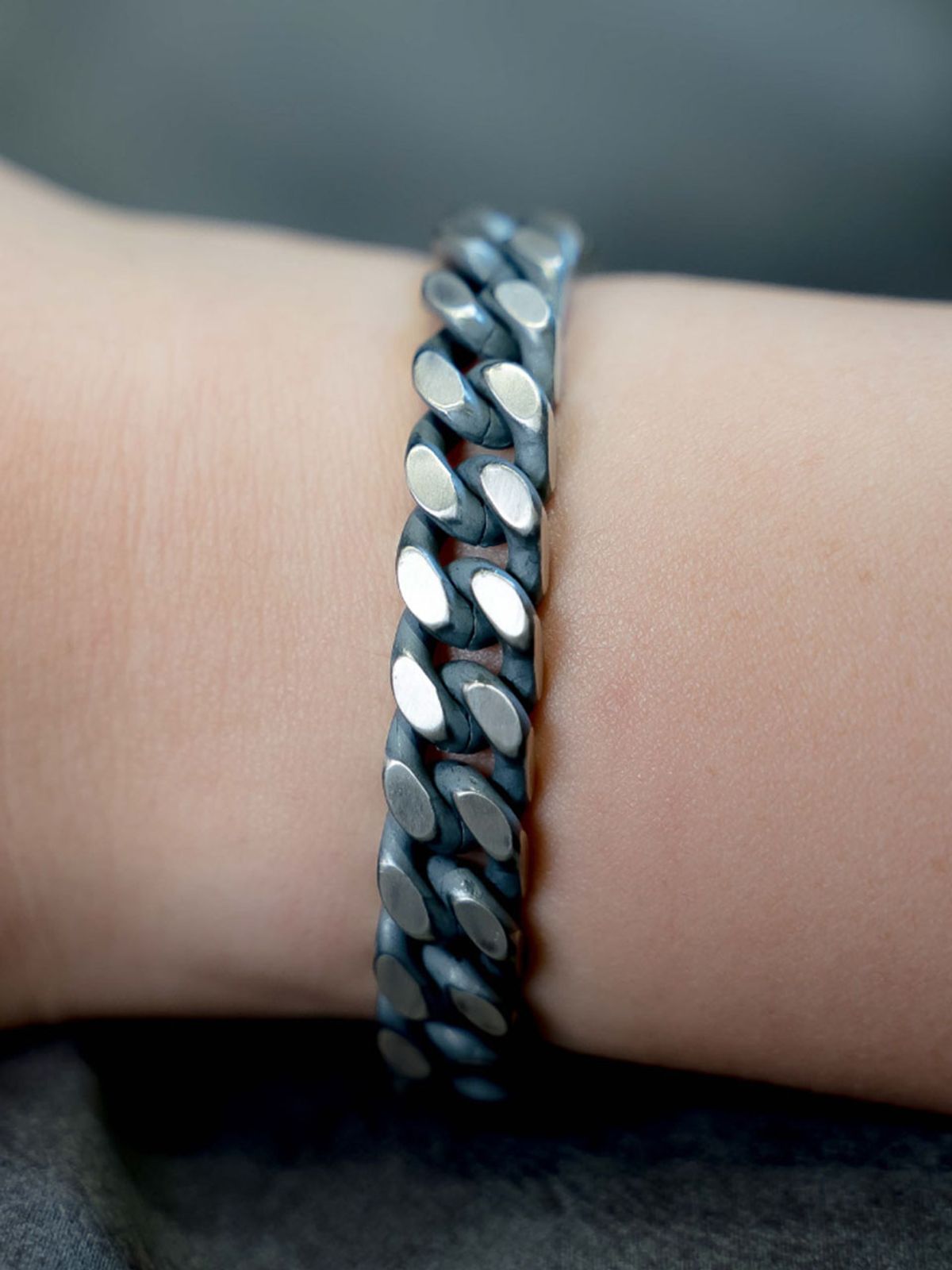 하랑(HARANG) HR 190B_Silver Chain Bracelet