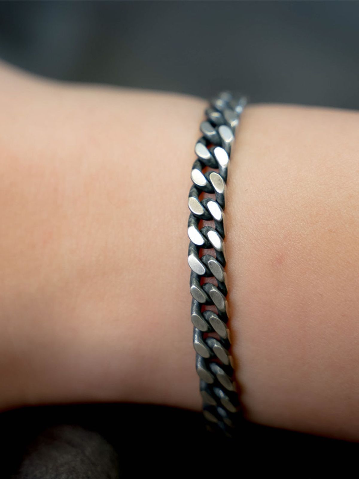 하랑(HARANG) HR 188B_Silver Chain Bracelet