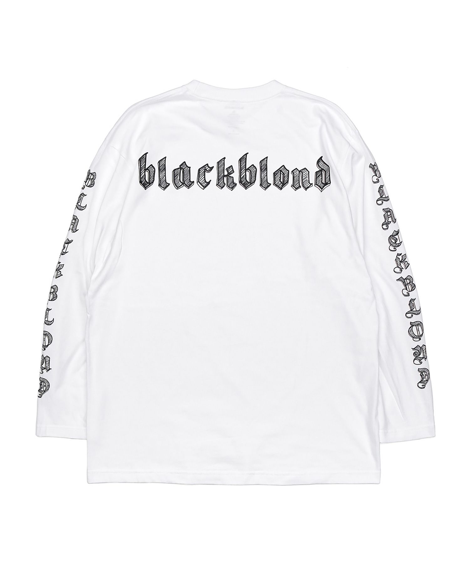 BLACKBLONDのVivid Sketch Logo Long Sleeve T-Shirt 全4色 MUSINSA | BLACKBLOND Vivid Sketch Logo Long Sleeve T-Shirt