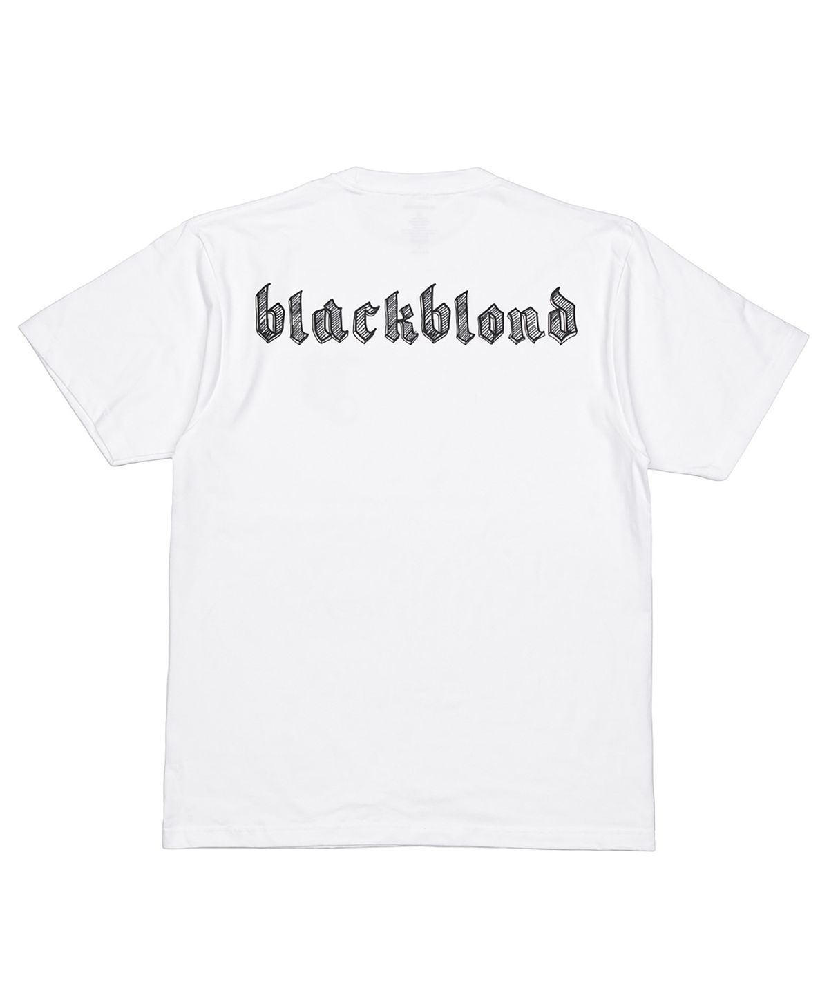 블랙블론드(BLACKBLOND) 비비디 스케치 로고 반팔티 (화이트)