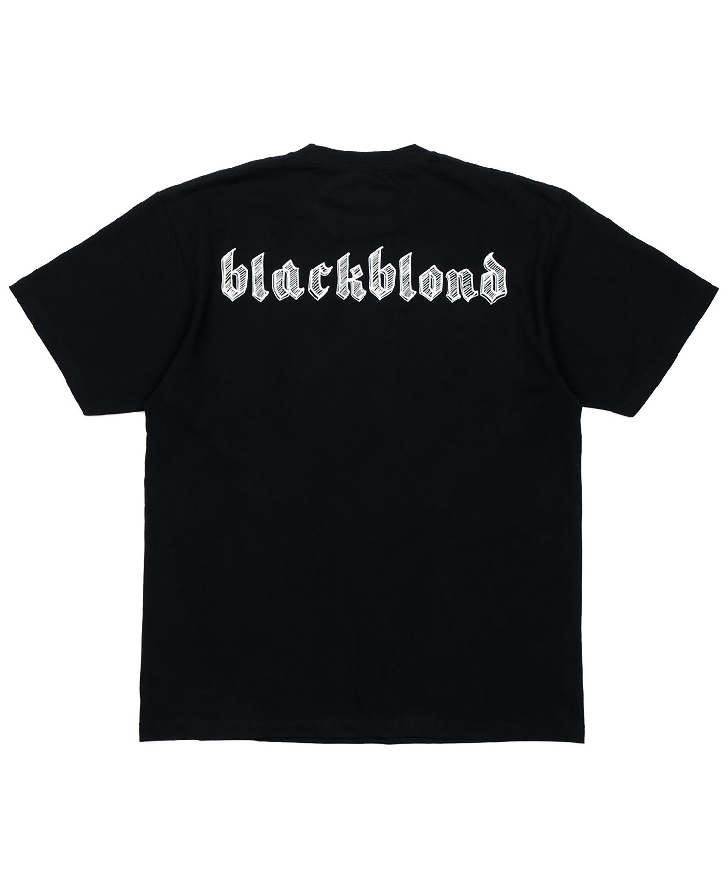 ◆BLACKBLOND◆ Vivid Sketch Logo Short Sleeve T-Shirt Black MUSINSA | BLACKBLOND Vivid Sketch Logo Short Sleeve T-Shirt