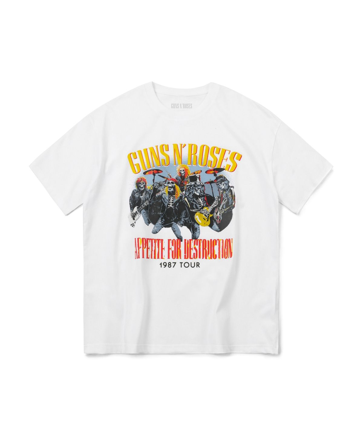 브라바도(BRAVADO) GNR APPETTITE TOUR 1987 WH (BRENT2465)