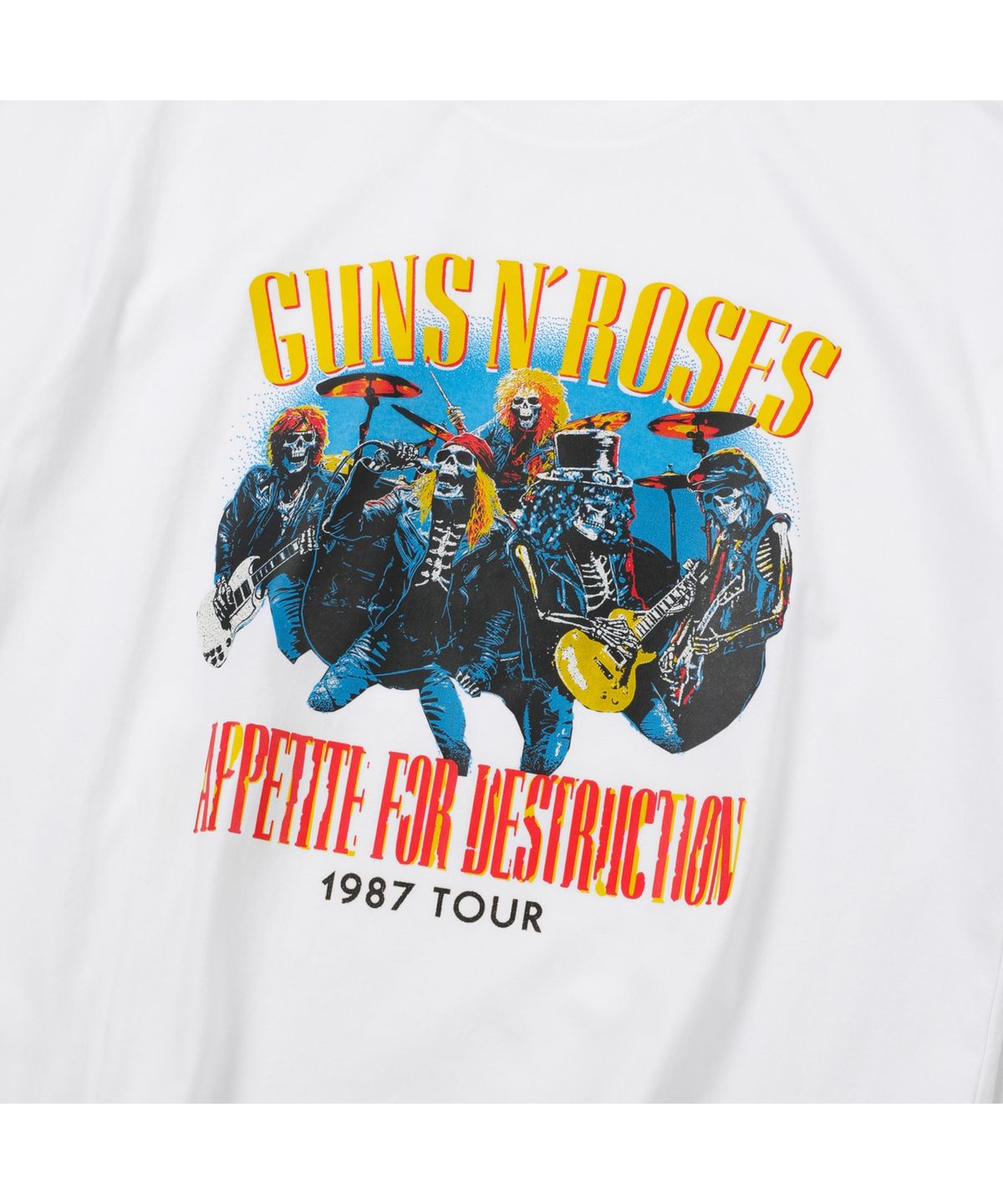 브라바도(BRAVADO) GNR APPETTITE TOUR 1987 WH (BRENT2465)