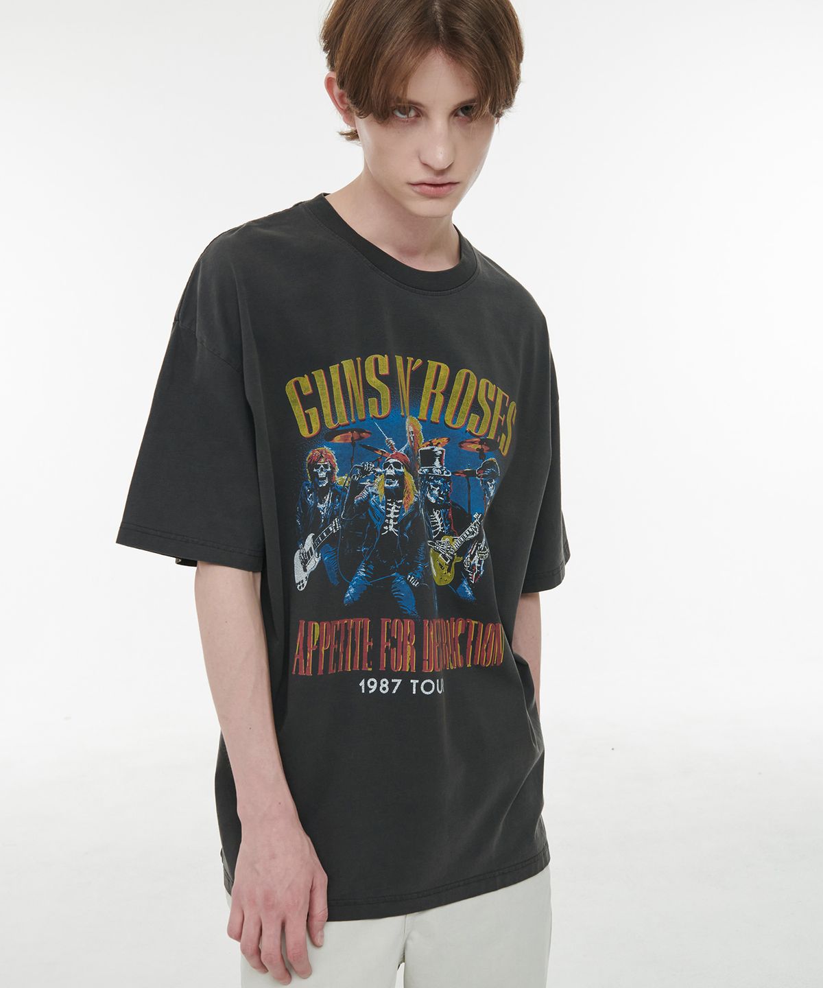 브라바도(BRAVADO) GNR APPETTITE TOUR 1987 OVER FIT Pigment CC (BRENT2463)