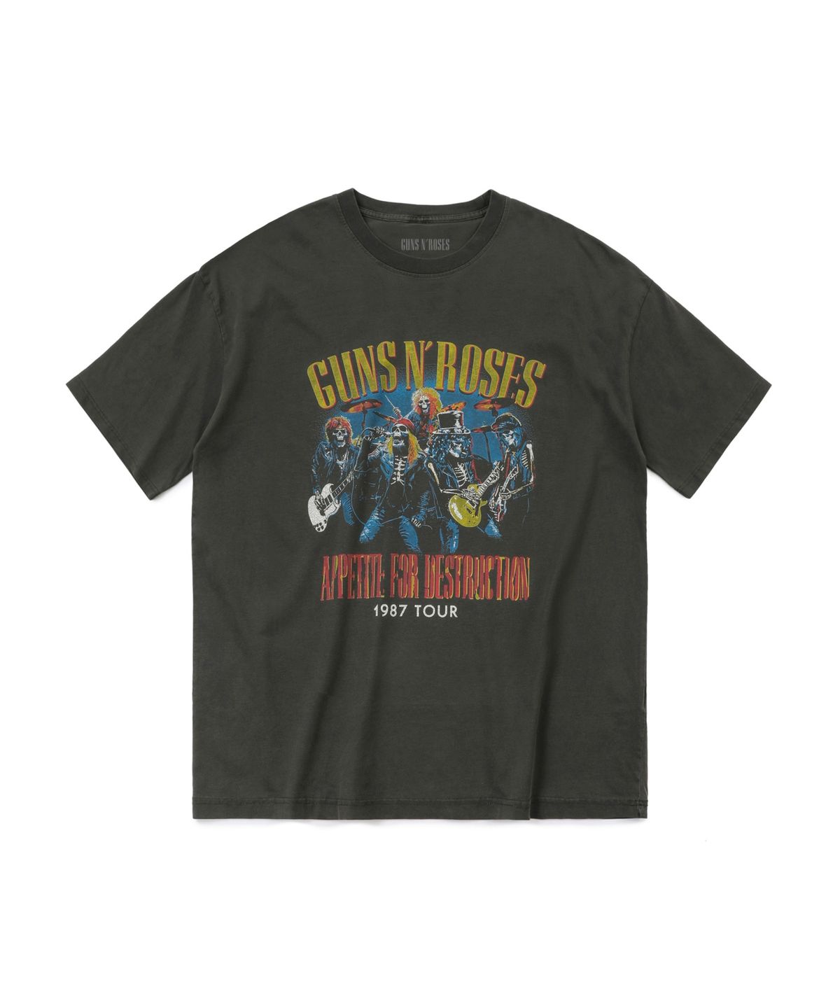 브라바도(BRAVADO) GNR APPETTITE TOUR 1987 OVER FIT Pigment CC (BRENT2463)