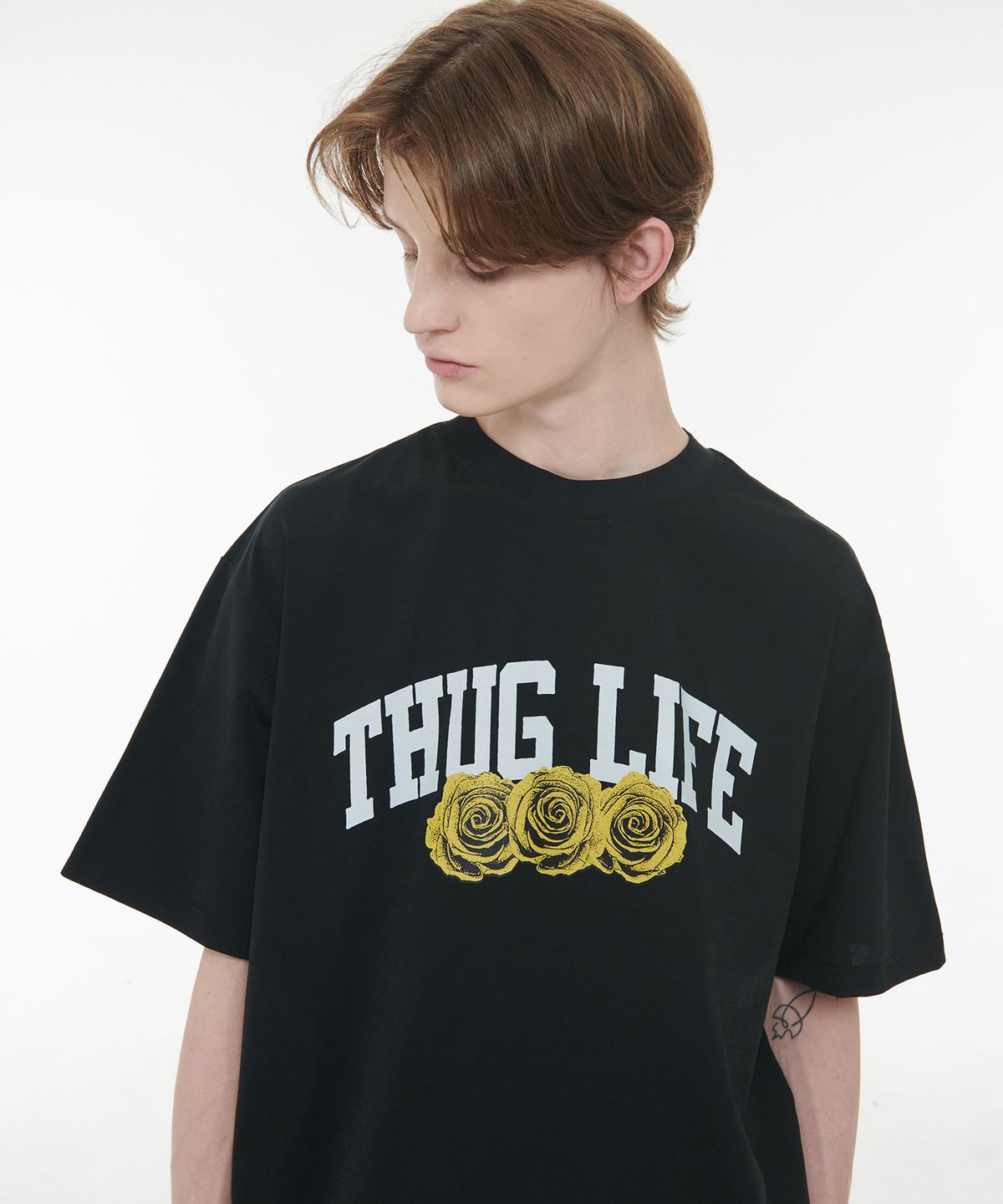 브라바도(BRAVADO) TUPAC THUG LIFE ROSE BK (BRENT2485)