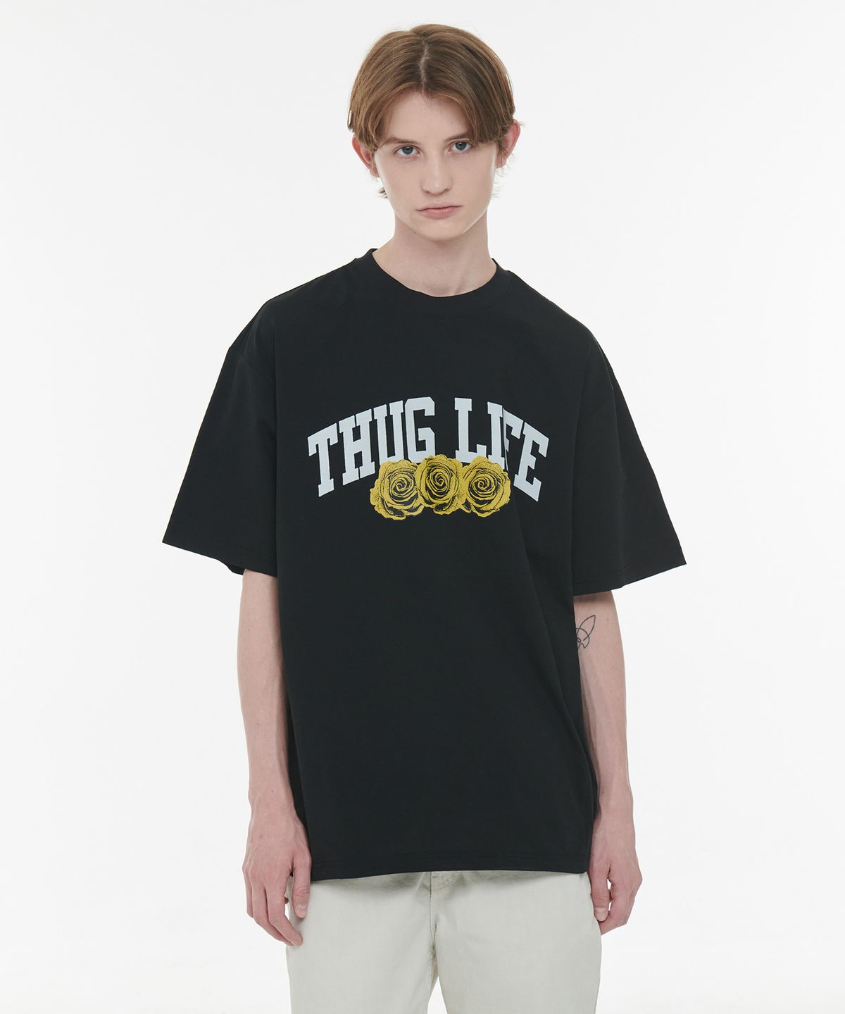 브라바도(BRAVADO) TUPAC THUG LIFE ROSE BK (BRENT2485)