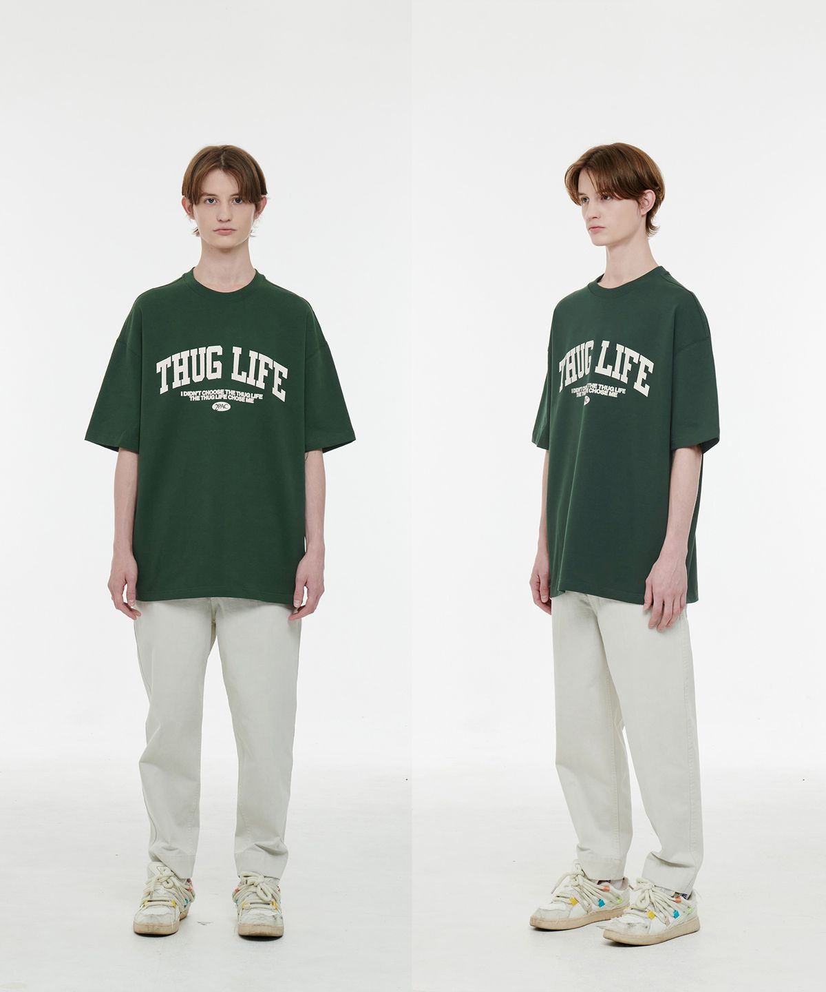 브라바도(BRAVADO) TUPAC THUG LIFE COLLEGIATE GN (BRENT2482)