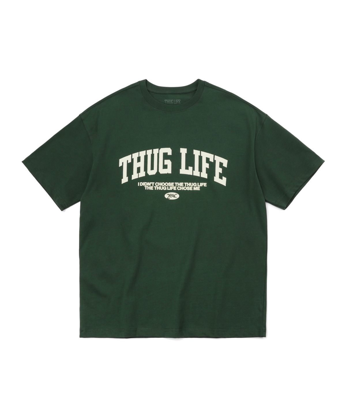 브라바도(BRAVADO) TUPAC THUG LIFE COLLEGIATE GN (BRENT2482)