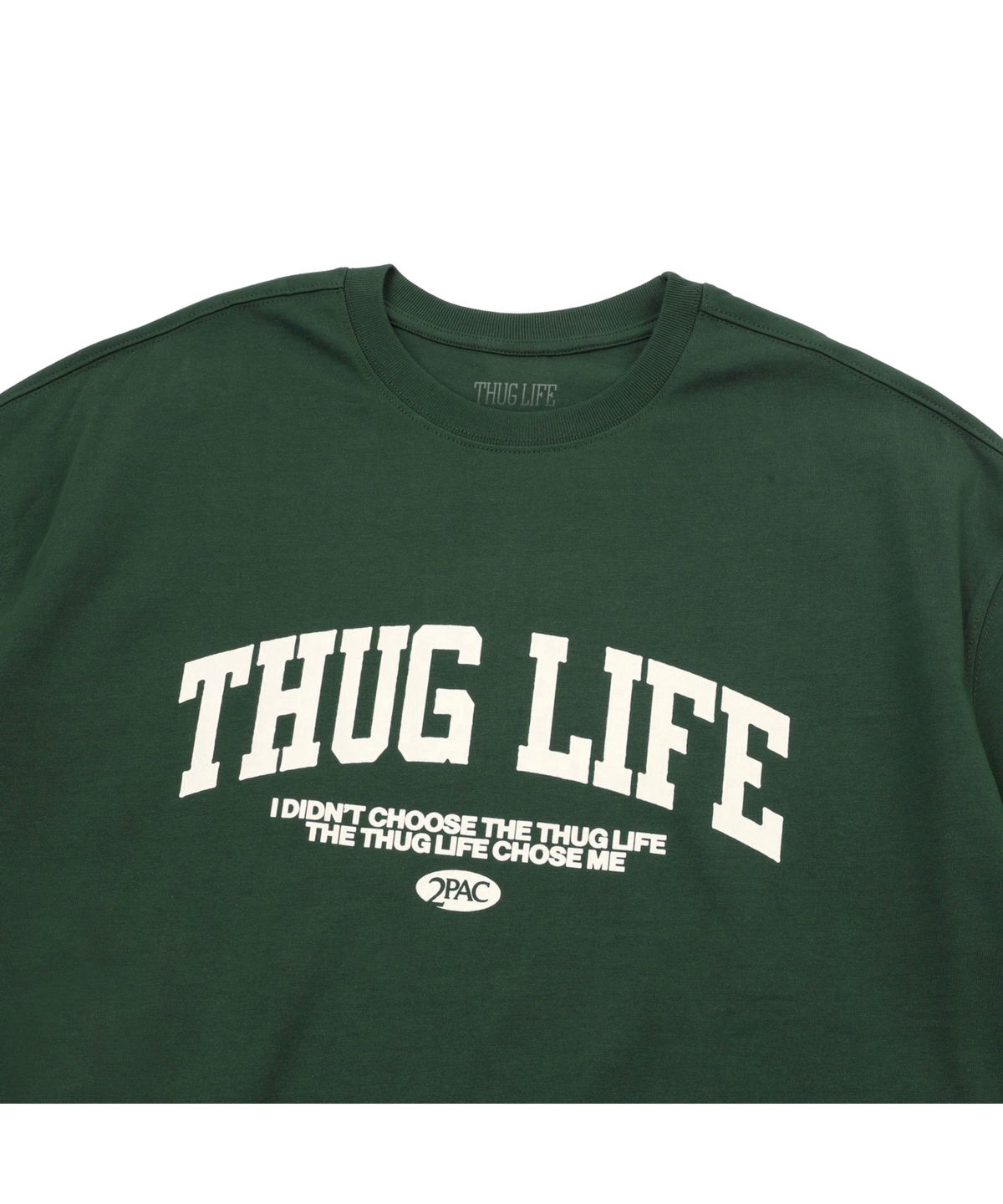 브라바도(BRAVADO) TUPAC THUG LIFE COLLEGIATE GN (BRENT2482)