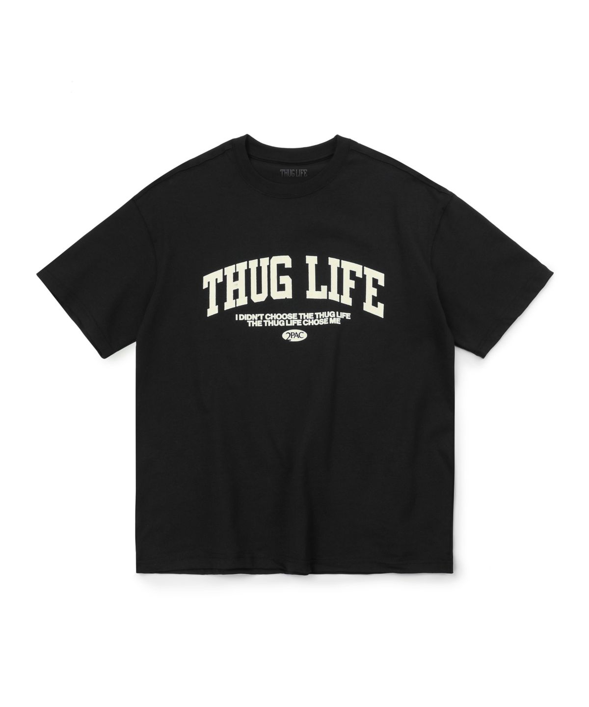 브라바도(BRAVADO) TUPAC THUG LIFE COLLEGIATE BK (BRENT2481)