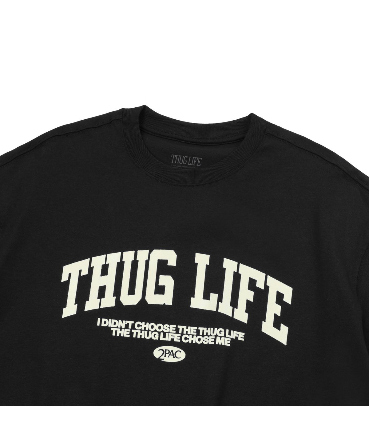 브라바도(BRAVADO) TUPAC THUG LIFE COLLEGIATE BK (BRENT2481)