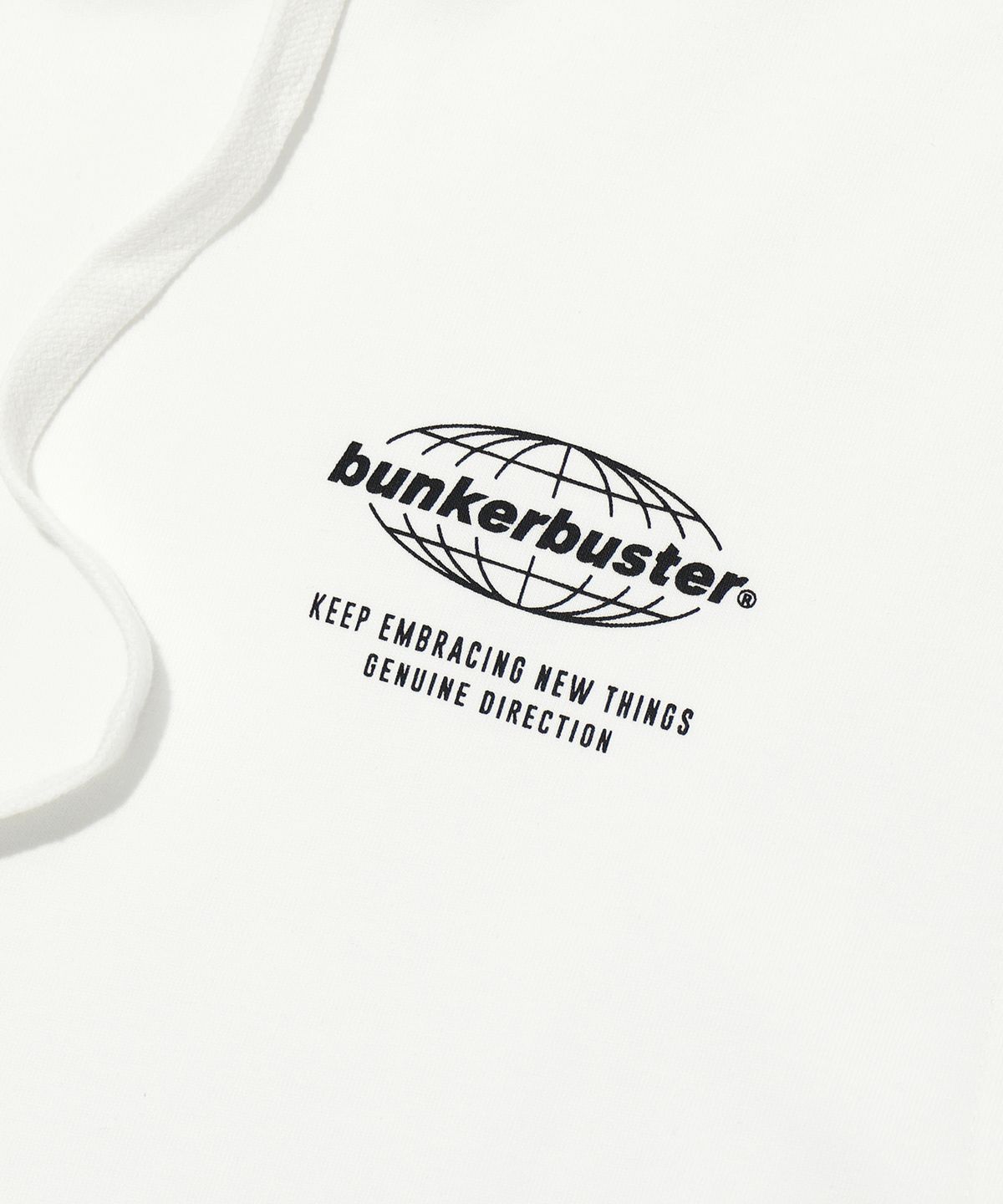 벙커버스터(BUNKERBUSTER) 디렉션 슬리브리스 후디 OFF WHITE (MO2TU261-001)