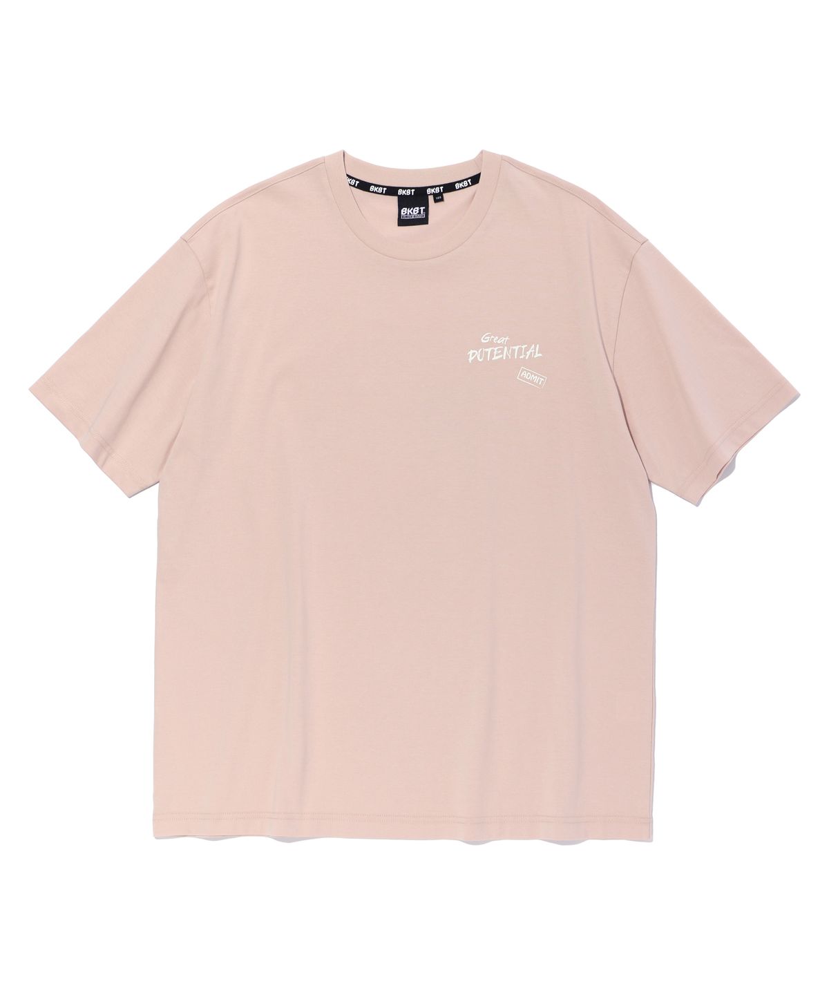 벙커버스터(BUNKERBUSTER) 그리드 어스 반팔티 LIGHT PINK (MO7TU436-021)