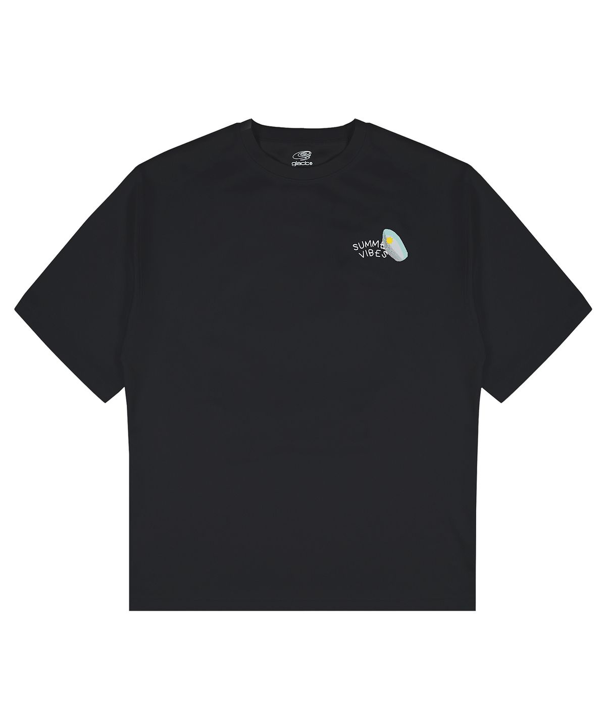 글랙(GLACK) GT108 서머 바이브 반팔 래쉬가드 (BLACK)