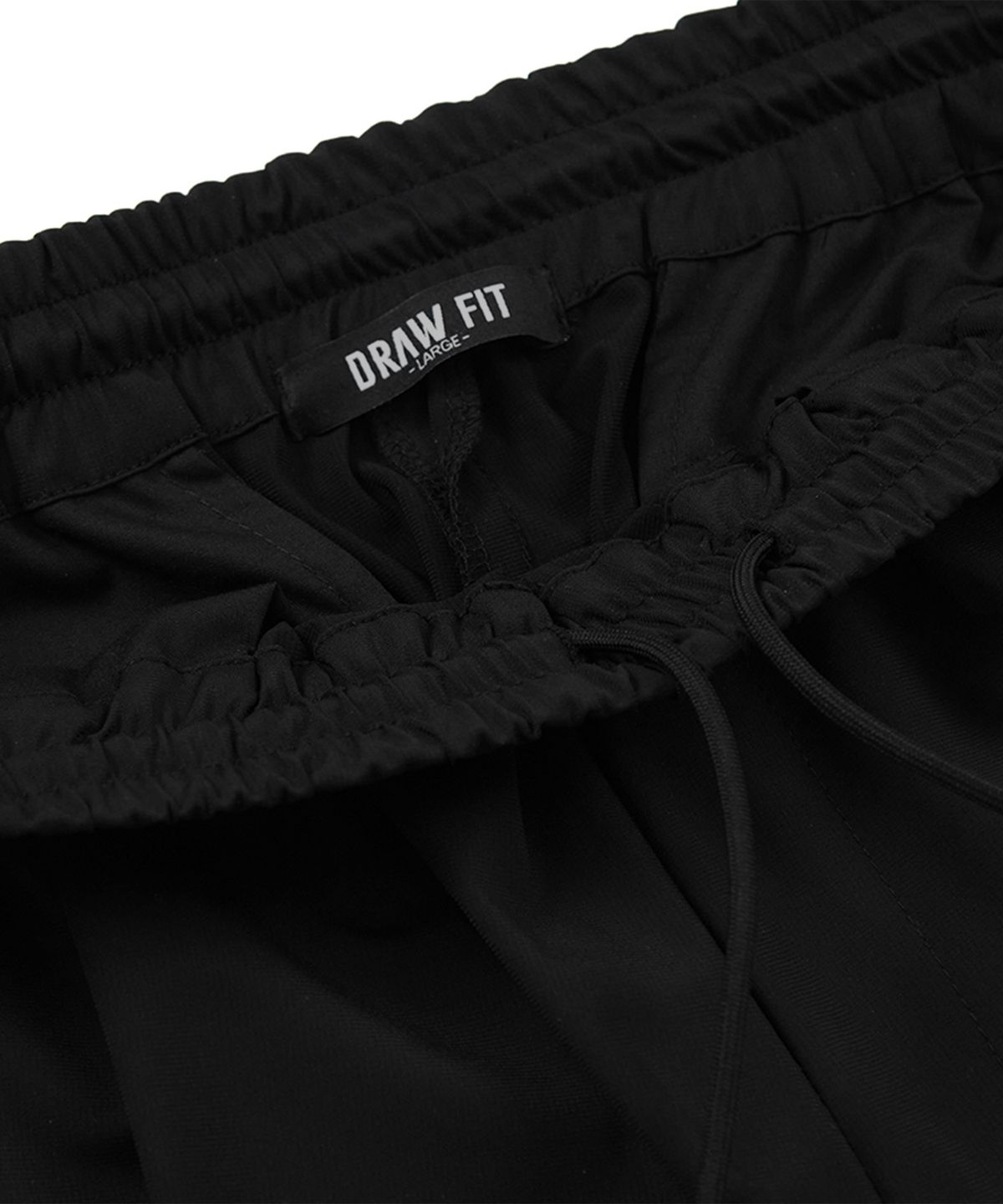 드로우핏(DRAW FIT) [패션플래닛X드로우핏] 쿨링 릴렉스드 와이드 밴딩 팬츠 [BLACK]