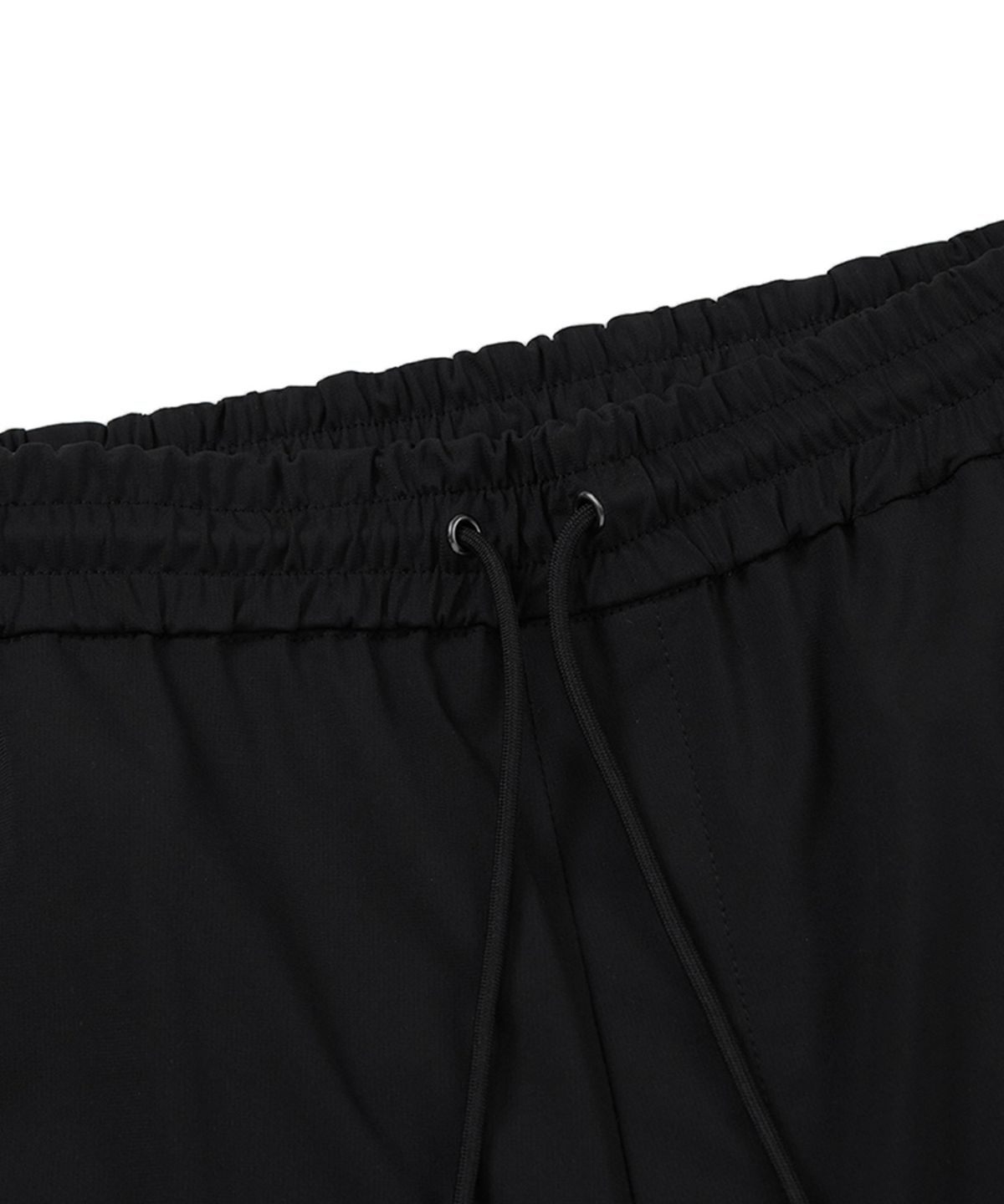 드로우핏(DRAW FIT) [패션플래닛X드로우핏] 쿨링 릴렉스드 하프 밴딩 팬츠 [BLACK]