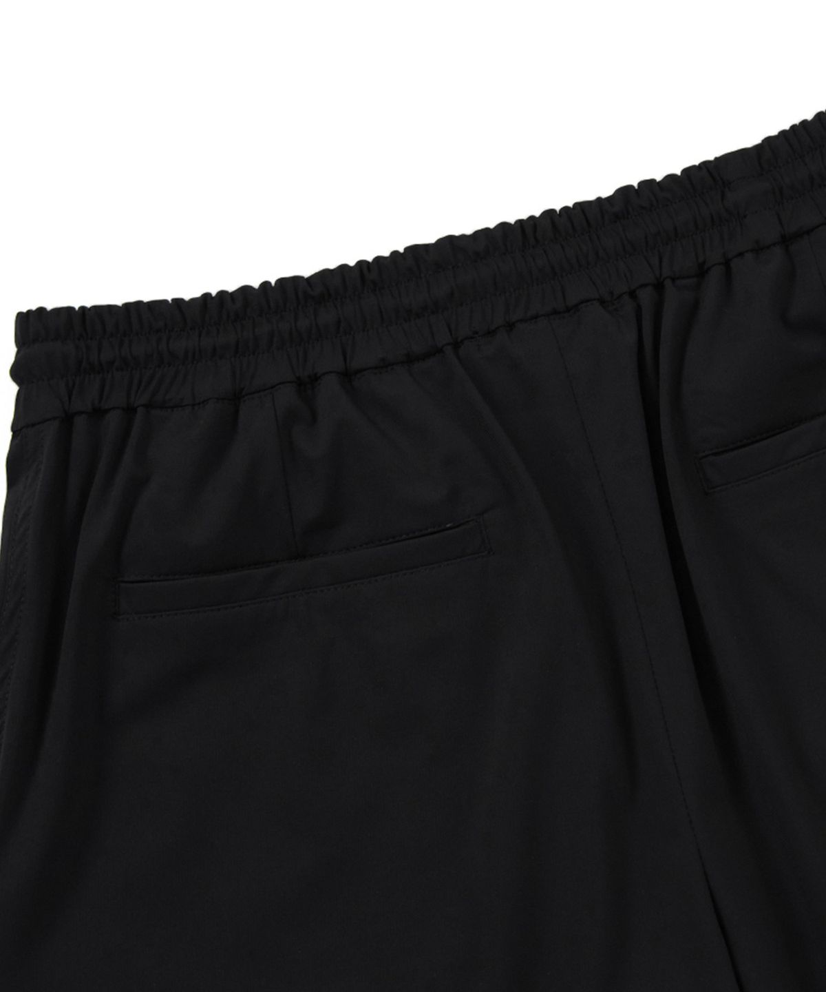 드로우핏(DRAW FIT) [패션플래닛X드로우핏] 쿨링 릴렉스드 하프 밴딩 팬츠 [BLACK]