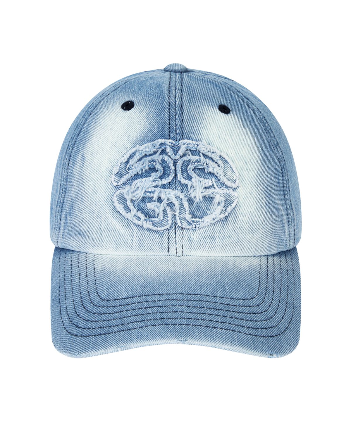 마하그리드(MAHAGRID) RAW CUT DENIM BALL CAP BLUE(MG2DFMAB30S)