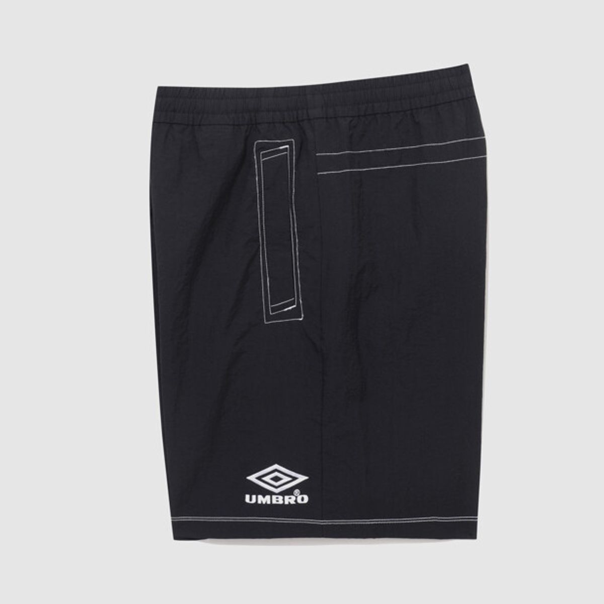 엄브로(UMBRO) 크리스피 타슬란 4.5부 반바지 블랙(UQ223CHP59)