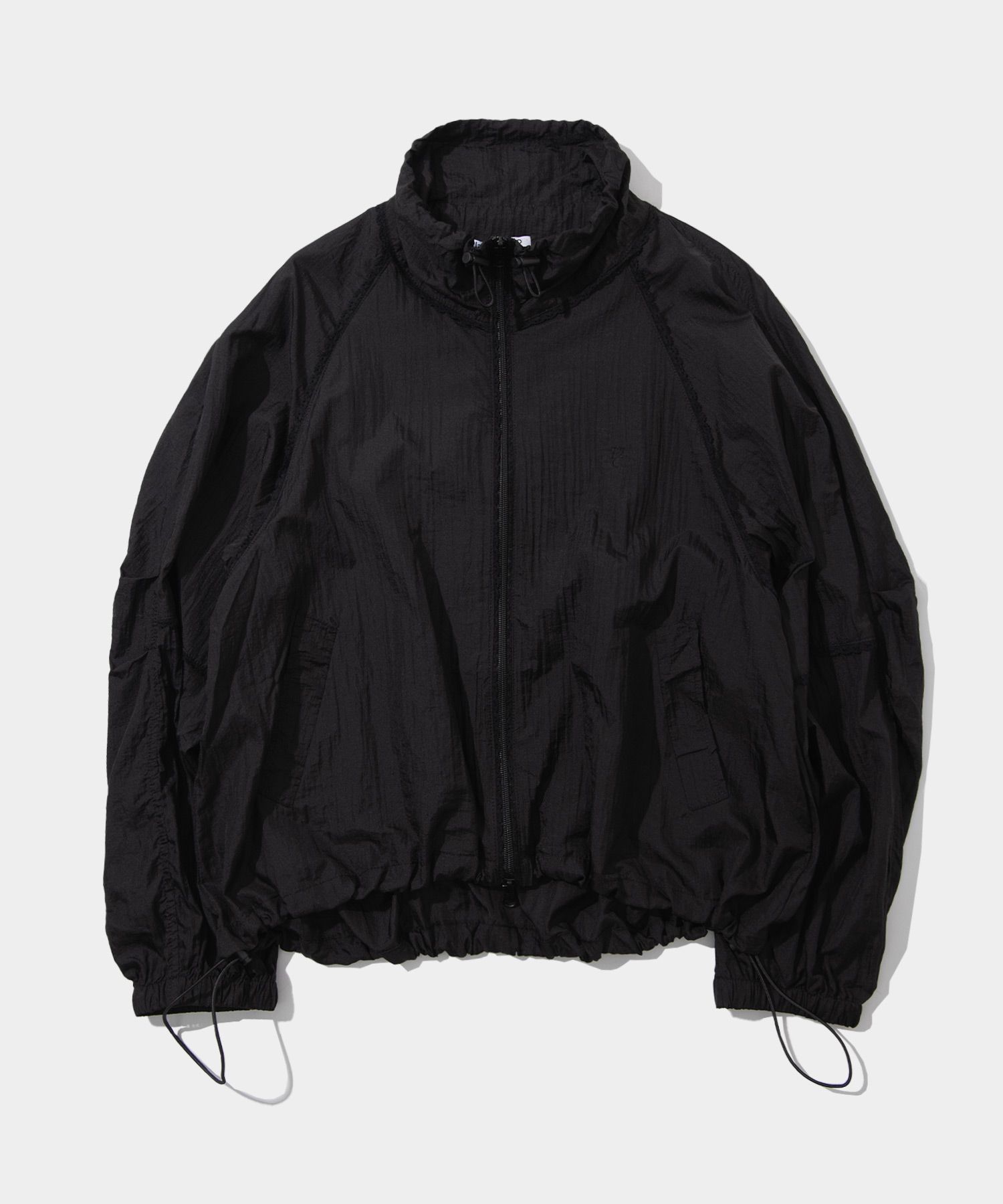 MUSINSA | PLACE STUDIO String Shea Lace Two-Way Embroidery Windbreaker ...