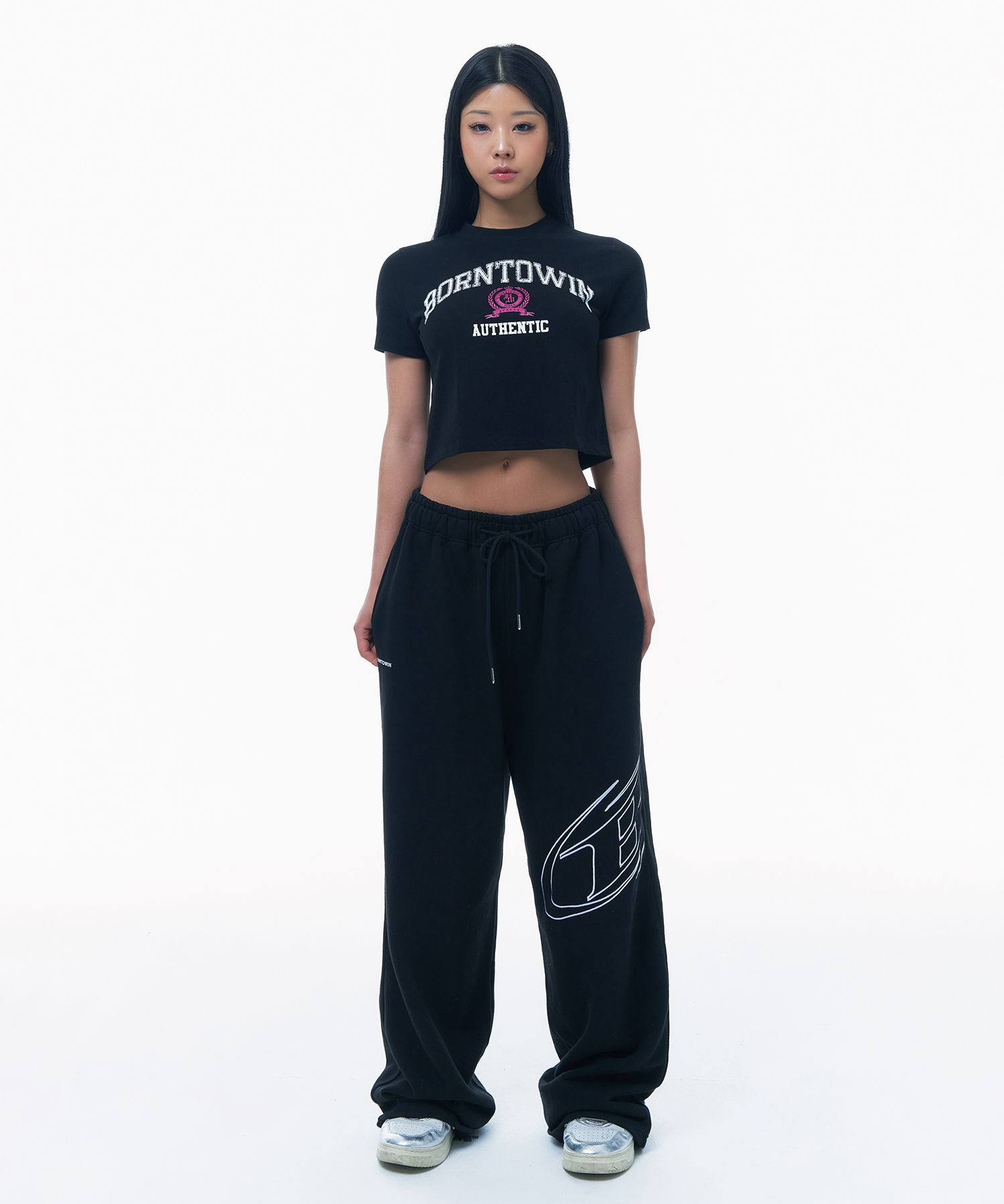 ★2024SS新作★BORN TO WIN★CRACK BORNTOWIN EMBLEM T-SHIRTS MUSINSA | BORN TO WIN CRACK BORNTOWIN EMBLEM CROP T-SHIRTS