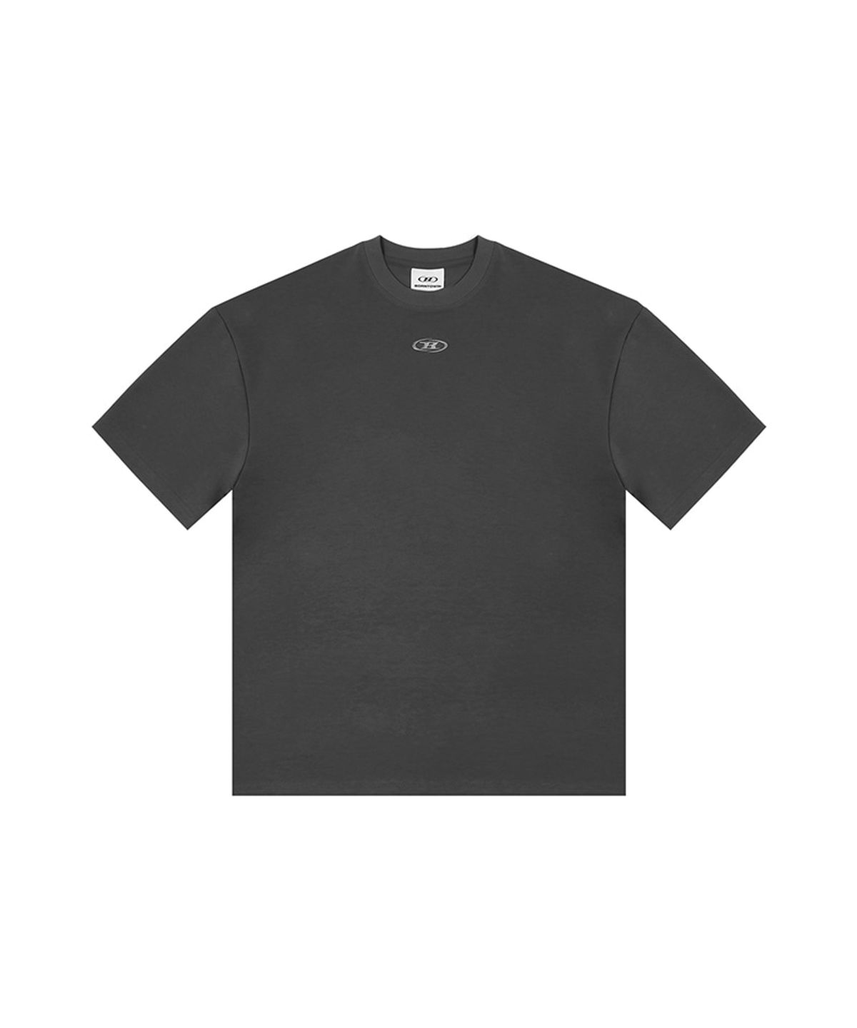 본투윈(BORN TO WIN) SILVER B OVER FIT T-SHIRTS [CHARCOAL]