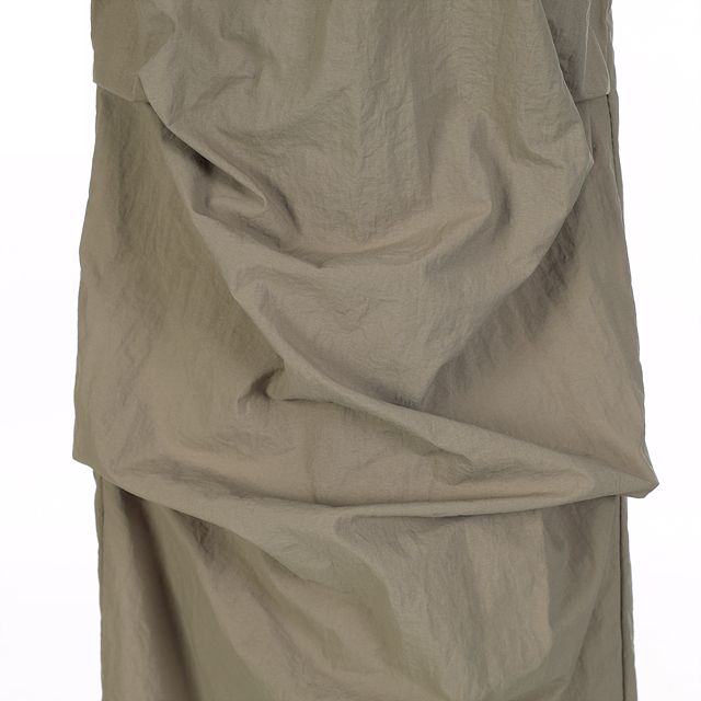 [LALAFOX] LYLON SKIRT LAYERED TRACK PANTS/追跡付 MUSINSA | LALAFOX LYLON SKIRT LAYERED TRACK PANTS KHAKI BQ2WP020
