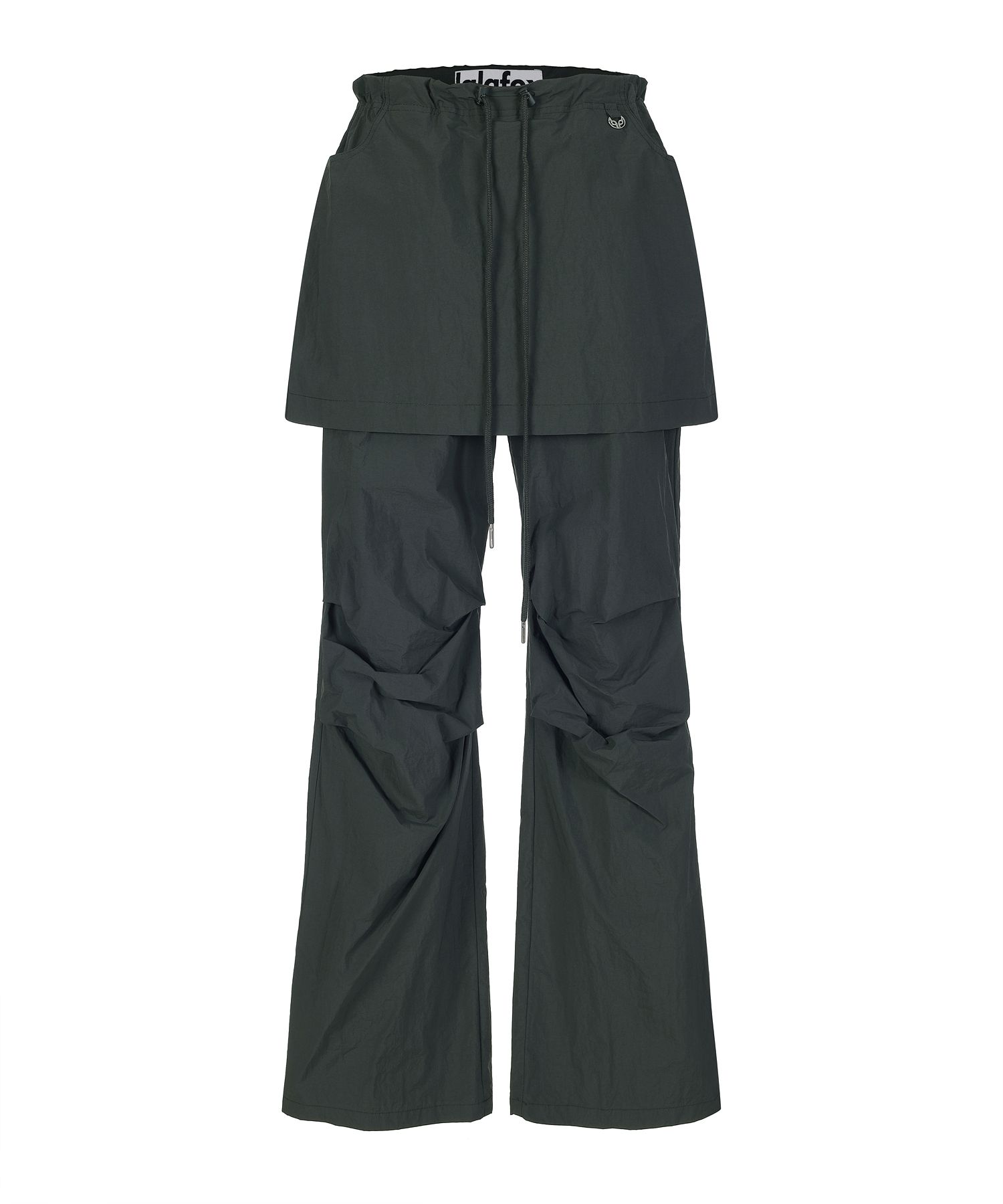 [LALAFOX] LYLON SKIRT LAYERED TRACK PANTS/追跡付 MUSINSA公式 | LALAFOX LYLON SKIRT LAYERED TRACK PANTS