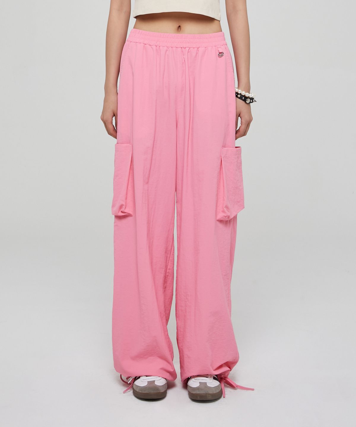 라라폭스(LALAFOX) LYLON POCKET PANTS PINK BQ2WP016