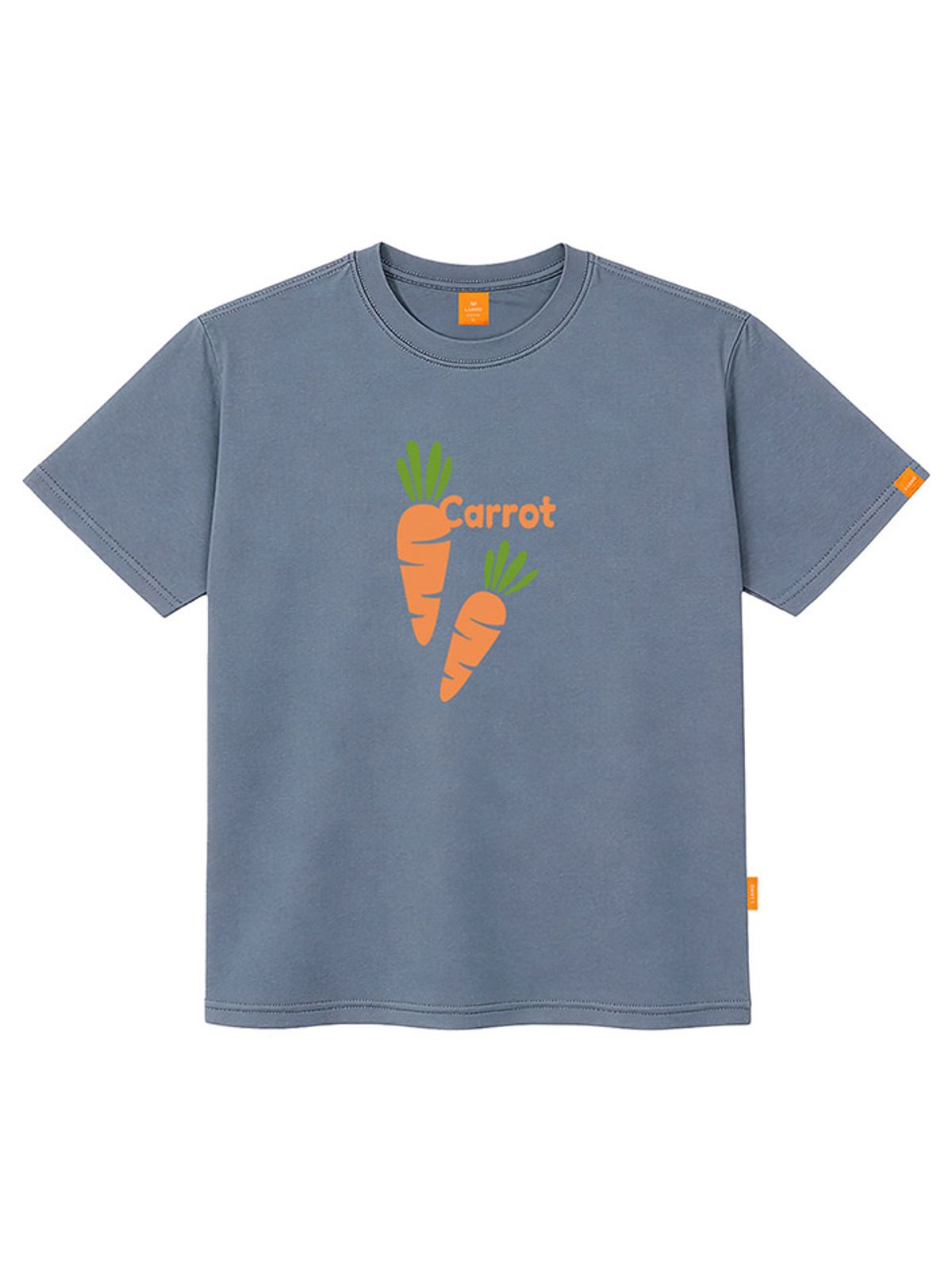 엘라모(LLAMO) 당근 반팔티셔츠 남녀공용 빅사이즈 S~4XL