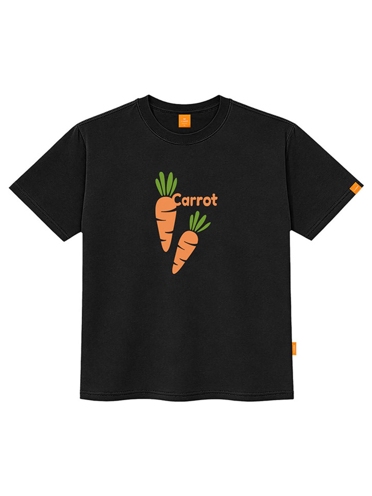 엘라모(LLAMO) 당근 반팔티셔츠 남녀공용 빅사이즈 S~4XL