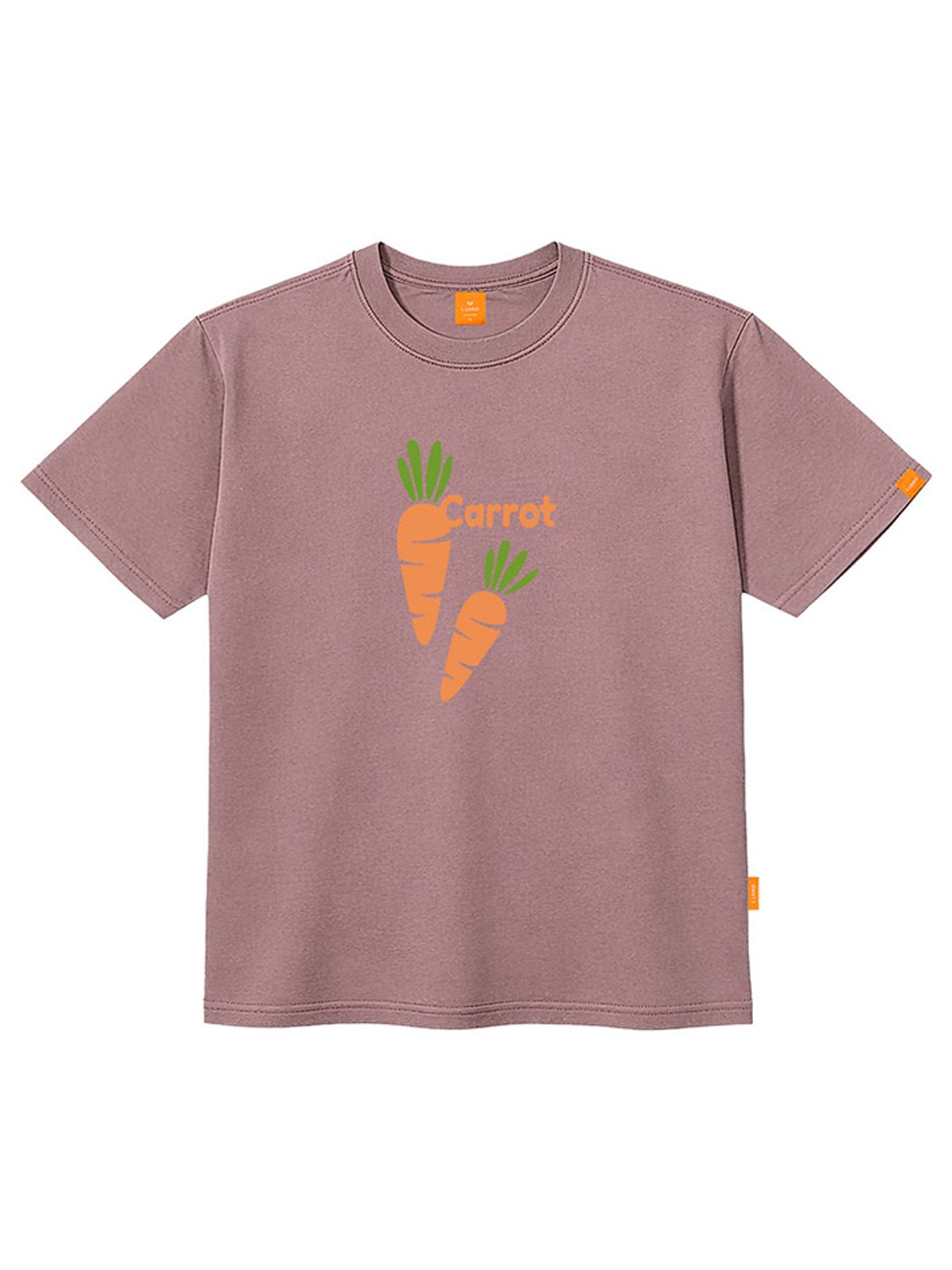 엘라모(LLAMO) 당근 반팔티셔츠 남녀공용 빅사이즈 S~4XL