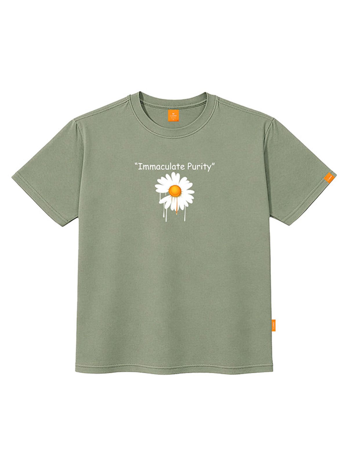 엘라모(LLAMO) 순수 반팔티셔츠 남녀공용 빅사이즈 S~4XL