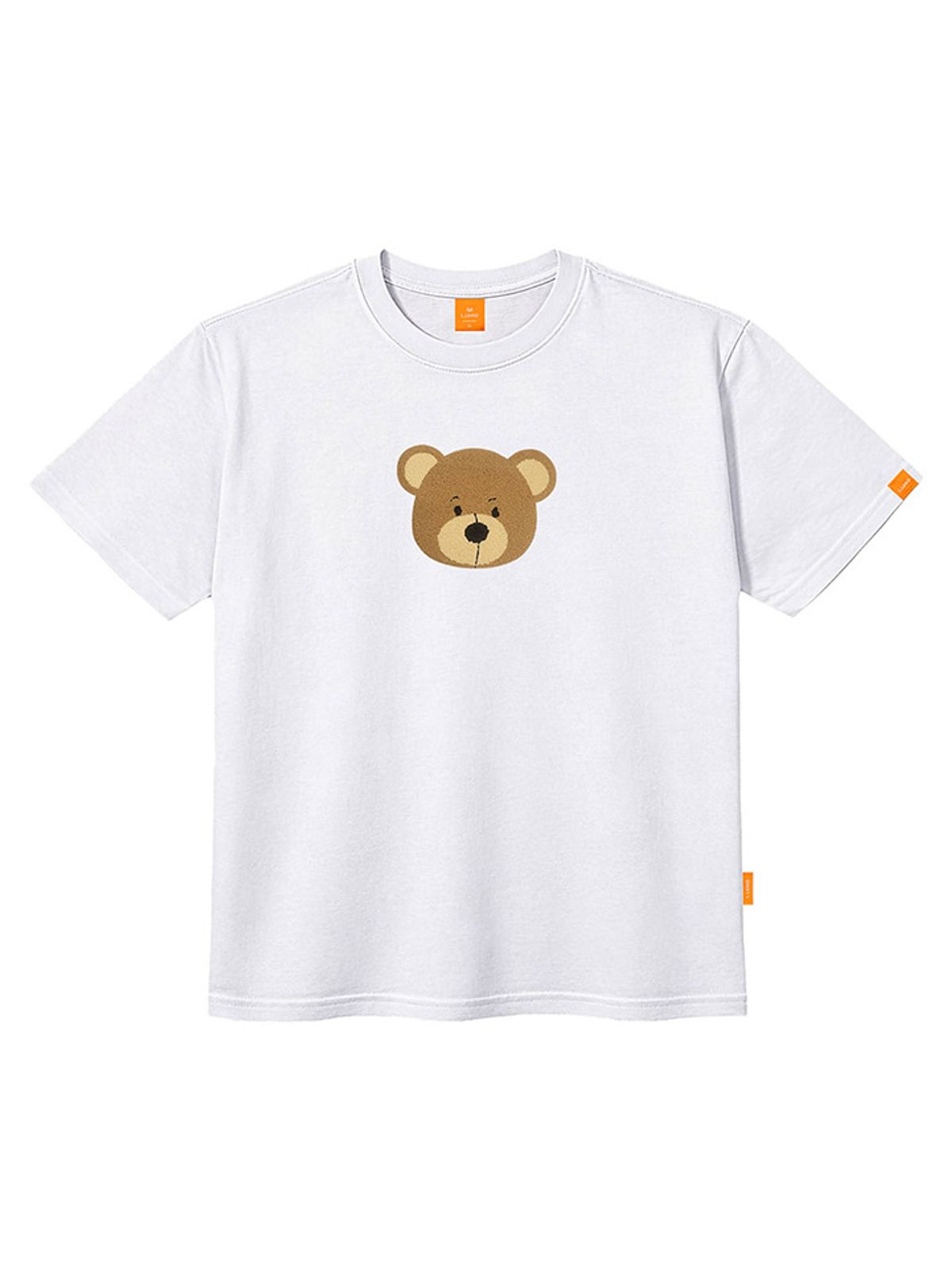 엘라모(LLAMO) 부클곰돌 반팔티셔츠 남녀공용 빅사이즈 S~4XL