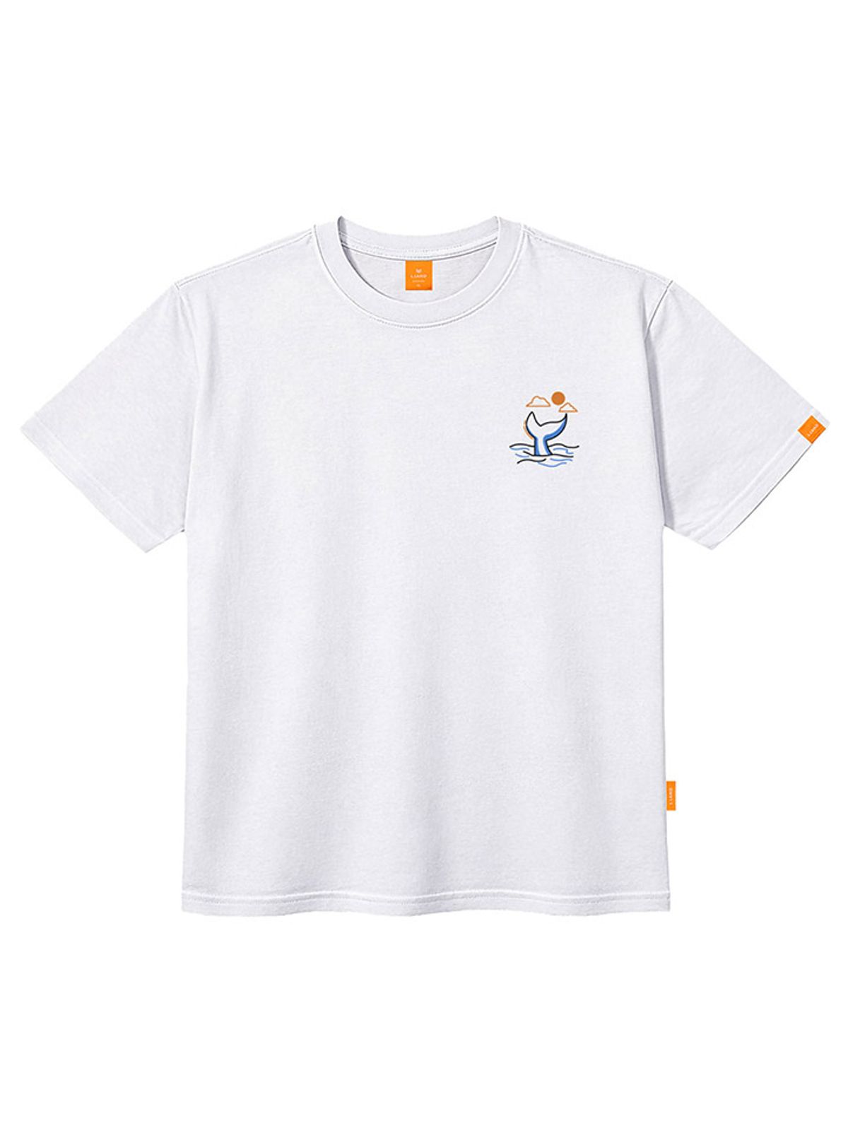 엘라모(LLAMO) 웨일테일 반팔티셔츠 남녀공용 빅사이즈 S~4XL