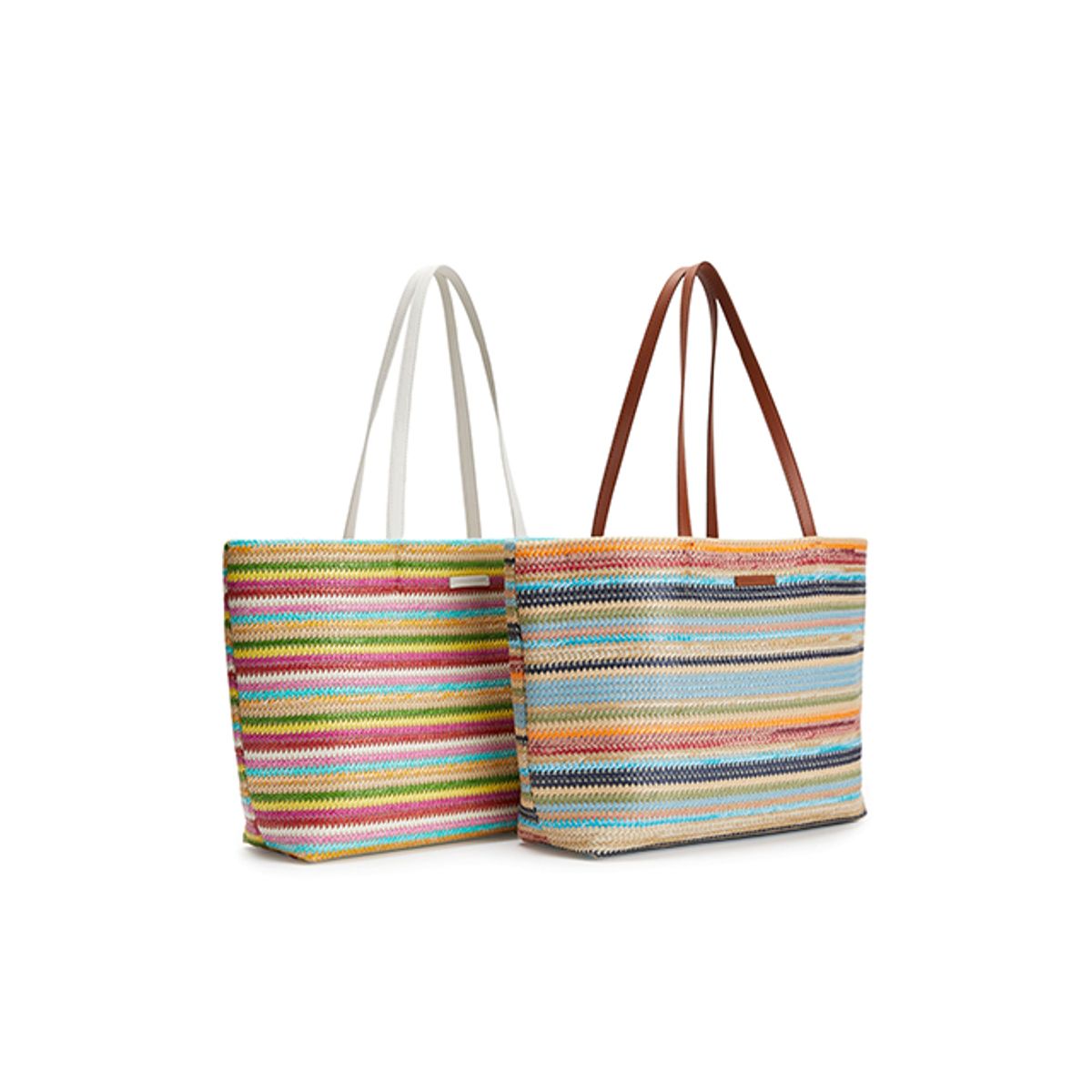 랩(LAP) STRIPE RATAN SHOULDER BAG AQ7AB406
