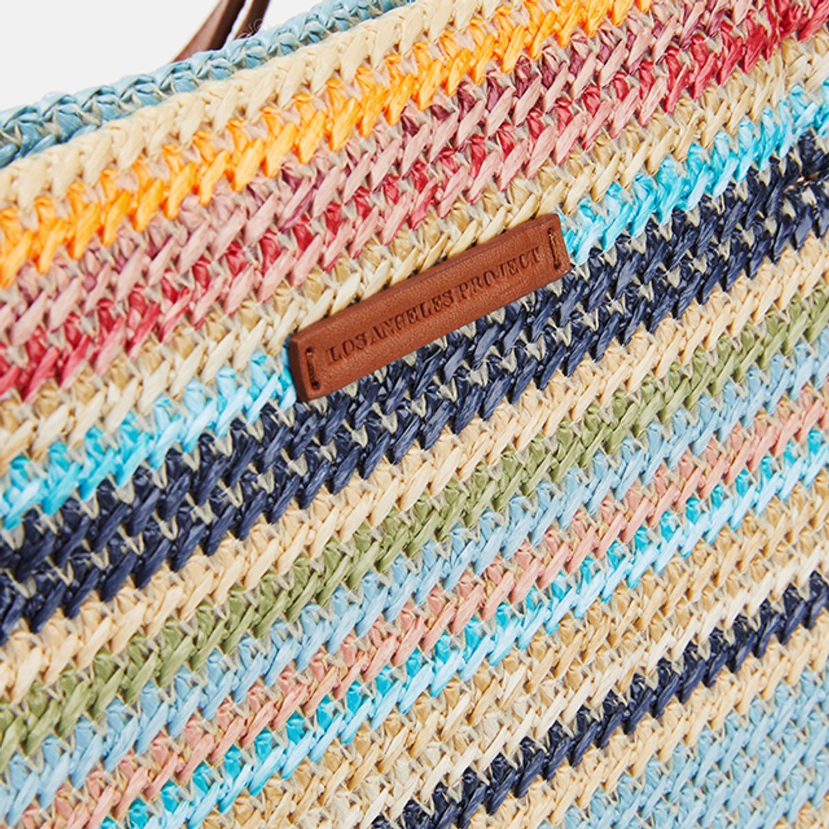 랩(LAP) STRIPE RATAN SHOULDER BAG AQ7AB406