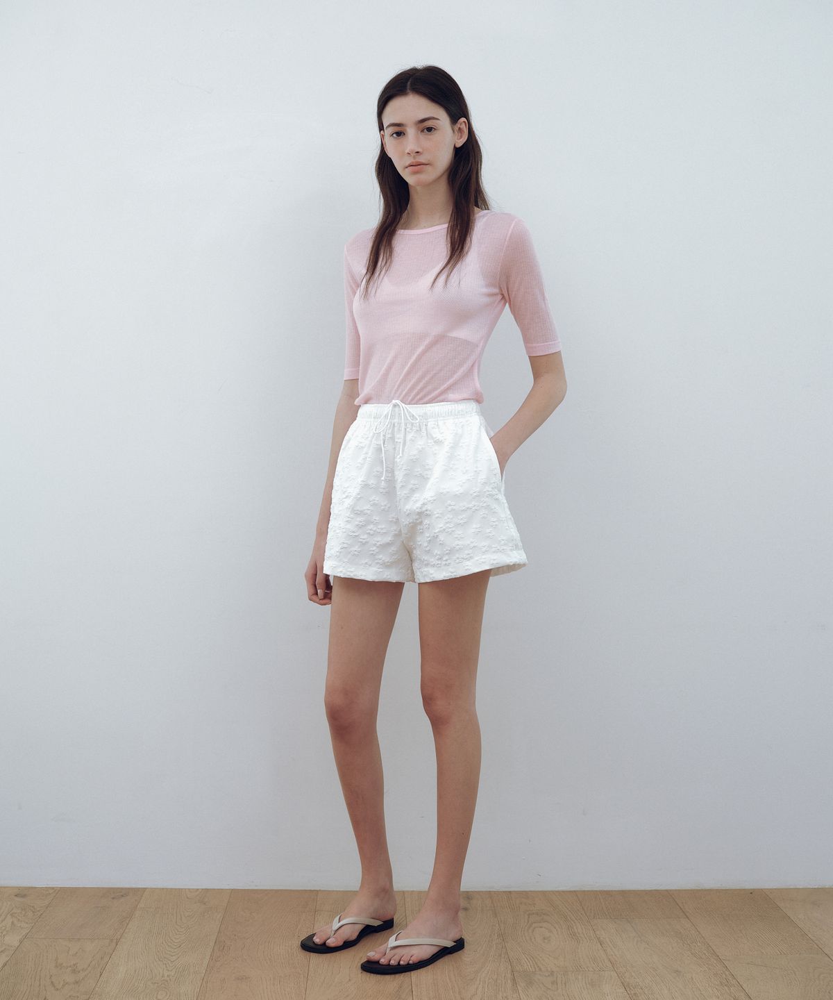 유라고(URAGO) Flower pattern shorts