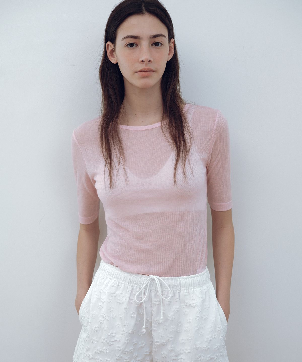 유라고(URAGO) Muse see-through t-shirt