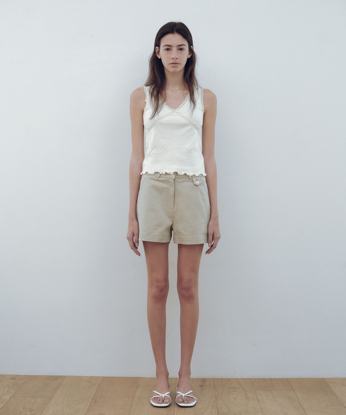 유라고(URAGO) Modern cotton half pants